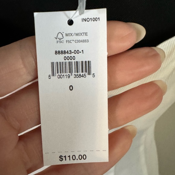 White Sleeveless Dress - Picture 4 of 5